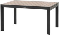 Hespéride ÉVASION Uitschuifbare tuintafel voor 10 personen van aluminium met houteffect