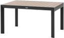 Hespéride ÉVASION Uitschuifbare tuintafel voor 10 personen van aluminium met houteffect