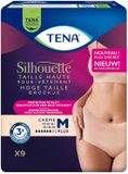 Tena Silhouette Plus Creme - Hoge taille Medium - 1 pak van 9 stuks