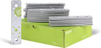 Alberts 846374 verbindingsplaat | sendzimir verzinkt | 180 x 40 mm | set van 50