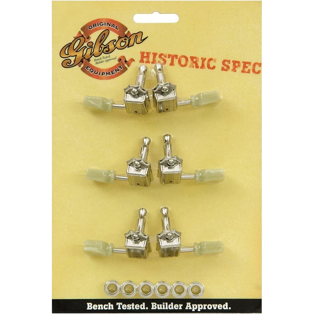 Gibson Deluxe Reissue-Style Tuner Set Nickel