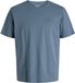Jack & Jones T-shirt Jjecorp Logo Tee Ss O-neck Noos 12151955 Blue Mirage/small Print Mannen Maat - XL