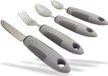 Unbranded Comfortbestek met handgrepen (grijs, 1 set)