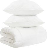 vidaXL - Deken - Set - 3 - st - Wit - Bamboevezel