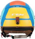 CGM 191g Pix Sprint Open Helm Blauw/Oranje XXL