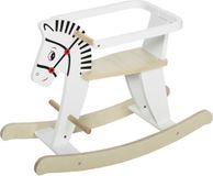 HOMCOM Kinderschommelpaard - Hout - 68x26x48cm - Wit