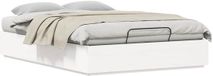 vidaXL - Ottoman bedframe met opbergruimte - Wit - 135 x 190 cm