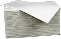 OK-Totaal V-vouw papieren handdoekjes - zuivere pulp wit - 3160 stuks - 2 laags - 21x24cm