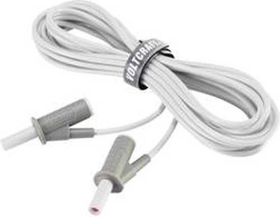 Voltcraft MSB-501 Veiligheidsmeetsnoer 5 m Wit