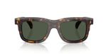 Moncler Lunettes de soleil unisexe Havane carrées vert 51mm