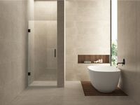 Wiesbaden Less Nisdeur 80 x 200 cm Helder Glas - Mat Zwart