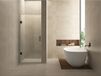Wiesbaden Less Nisdeur 80 x 200 cm Helder Glas - Mat Zwart