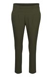 Kaffe Curve bandplooibroek jia Kaki-52