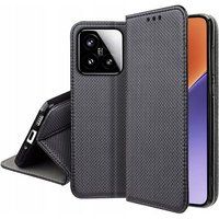 Xiaomi Housse pour Xiaomi 15 5G - etui coque pochette portefeuille + verre trempe - NOIR MAGNET