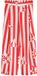 Next Dames Geplooide Broek Wijde Pijpen Tall Rood