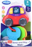 Beep Playgro Beep and Play Keys - Rammelaar - Bijtring - Baby Speelgoed - Met Licht en Geluid