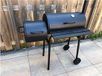 Vaggan Houtskoolbarbecue Zwart - Metaal - 121x122x55cm - Smokerbarbecue