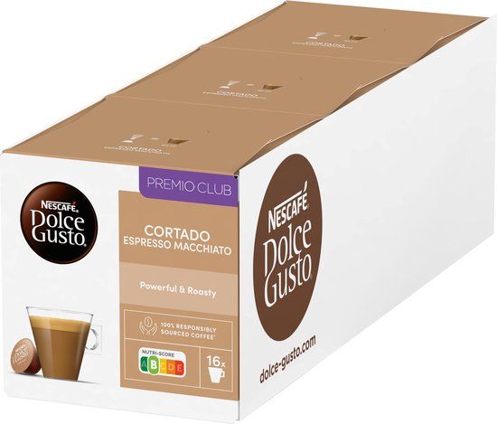 NESCAFÉ Dolce Gusto Cortado Espresso Macchiato - 48 koffiecups
