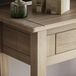 Console en bois avec deux compartiments pour un rangement supplémentaire