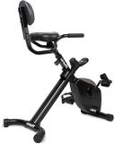 VirtuFit DB100 Opvouwbare Deskbike met Rugleuning - Zwart