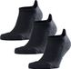 FALKE Cool Kick Sneaker Multipack U Sn zacht ademend sneldrogend 3 paar, Zwart Black 3000, 42-43