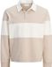 Jack & Jones Sweatshirt Kleurblokken Sweatshirt Heren XXL Katoen Gestreept Feather Gray
