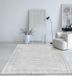 Mia's Teppiche Cielo Modern dicht laagpolig tapijt voor woonkamer en slaapkamer, elegante glans, glansvezel, hoog-laag-effect, veer, grijs, 160 x 230 cm
