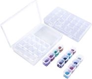 Heble® 1 Opbergdozen Diamond Painting - 28 vakjes - Transparant