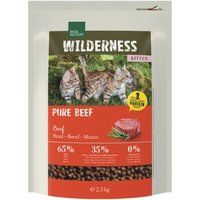 REAL NATURE WILDERNESS Droogvoer Kat Kitten Pure Beef 2,5 kg
