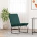 Maison Exclusive Fauteuil Lounge, vert foncé, 52x75x76 cm, rembourré