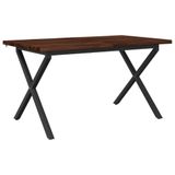 vidaXL Live Edge Eettafel 140 x 80 x 75 cm Massief Acaciahout