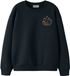 NAME IT - NKMNOBLE LS NREG SWEAT BRU BOX - Jongens - Zwart - Maat 134/140