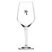 Sand & Soda 9500007 Modern wijnglas met trendy palmmotief, geschenkdoos, Made in Germany