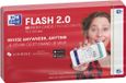 Oxford Flash 2.0 - Flashcards - Blanco - A7 - Rode rand - 80 stuks