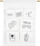 Creativ Company CC Hanging Organiser, H: 46 cm, W: 34 cm, 145 g, white, 1 pc