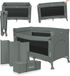 Lionelo Ellen Reisbedje 3 in 1 – Aanschuifbedje, Baby- & Peuterbed - Co-Sleeper – Campingbed – Groen