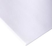 Clairefontaine 37282C Tekenpapier, 25 vellen, wit tekenpapier met zeer lichte korrel, A1, 59,4 x 84 cm, 120 g, ideaal voor tekenen en schetsen met potlood, vilt of houtskool