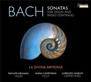 Outhere Lorenzo Ghielmi, La Divina Armonia, Mayumi Hirasaki - J.S. Bach: Sonatas For Violin And Basso Continuo (CD)