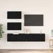Maison Exclusive Ensemble de meubles TV exclusif - 4 pièces, dimensions 80 x 30 x 30 cm, en chêne noir