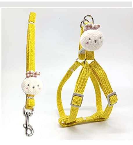 VIXDA Huisdier riem hond harnas konijn riem cartoon hondenriem kat riem huisdier levering hond riem halsband set puppy harnas kitten kraag