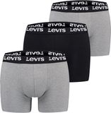 Levis Pack of 3 Men's REPEAT LOGO BOXER Boxer Shorts Underwear Pants - Grey Combo - M