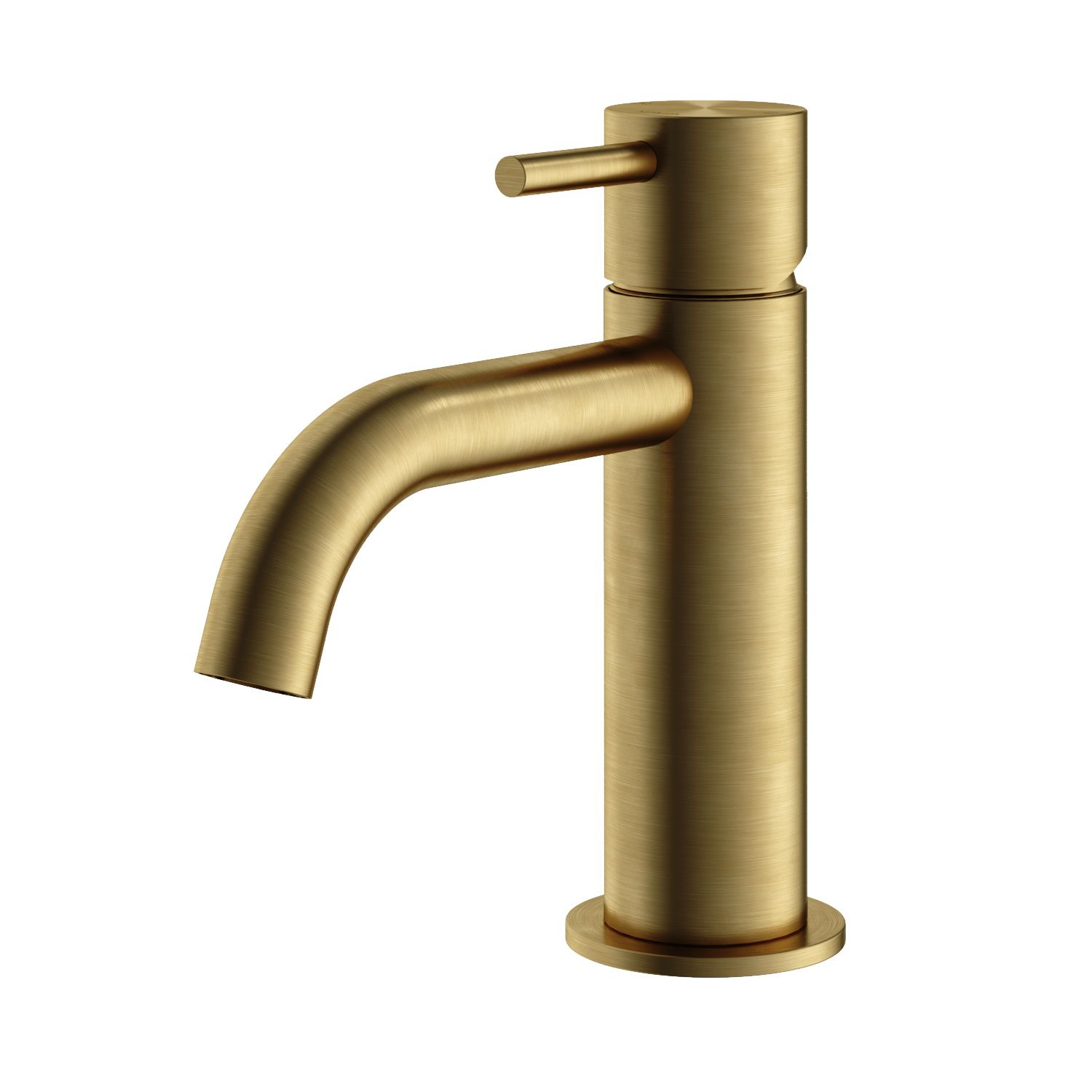 Hotbath Archie Wastafelmengkraan - Geborsteld Messing PVD - 2023 Model