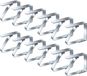 oCreon Vaily Tafelkleedklemmen - Set van 12 - Roestvrij staal - Tafelkleedklemmen voor picknicks - Barbecues