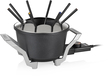 Princess 173100 Fondue Premium - Electric Fondue Set for 8 People - Black & Stainless Steel