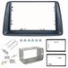 Sound-way - Autoradio montageset, 2 DIN radio-framefront, adapter compatibel met Fiat Panda (169) 2003-2012