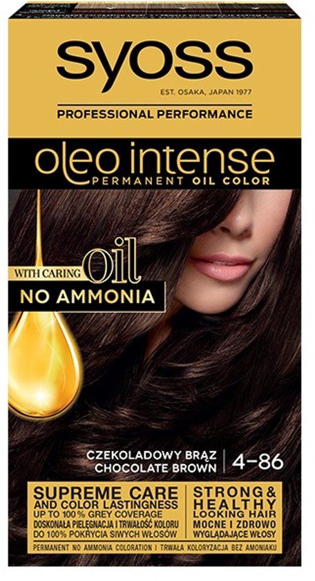 Syoss Oleo Intense Haarverf - 4-86 Fluweel Bruin