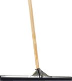 Betra raclette de sol/douche - pour eau métal/caoutchouc - 75 cm - avec manche en bois - 150 cm