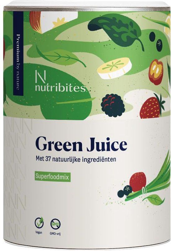 Nutribites Green Juice - Vegan Superfood Groen Poeder - 300g