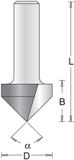 Hikoki Accessoires KOKI Benelux B.V. 6 Mm V-Groeffrees 12.7X45X60
