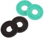 Fender Strap Blocks Zwart / Surf Green (4 Stuks) 0990819020